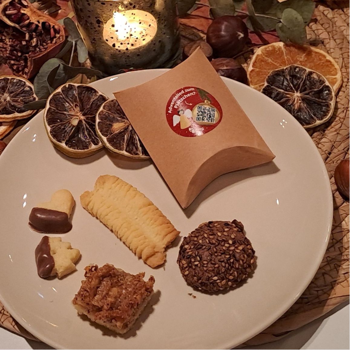 Plätzchen Adventsgruss