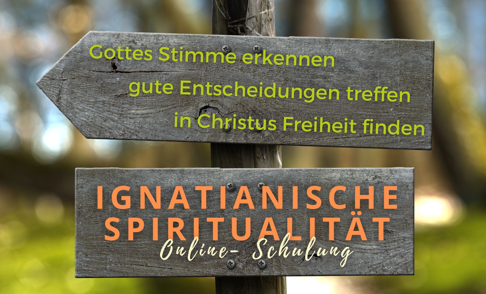 Kachel Ignatianische Onlineschulung