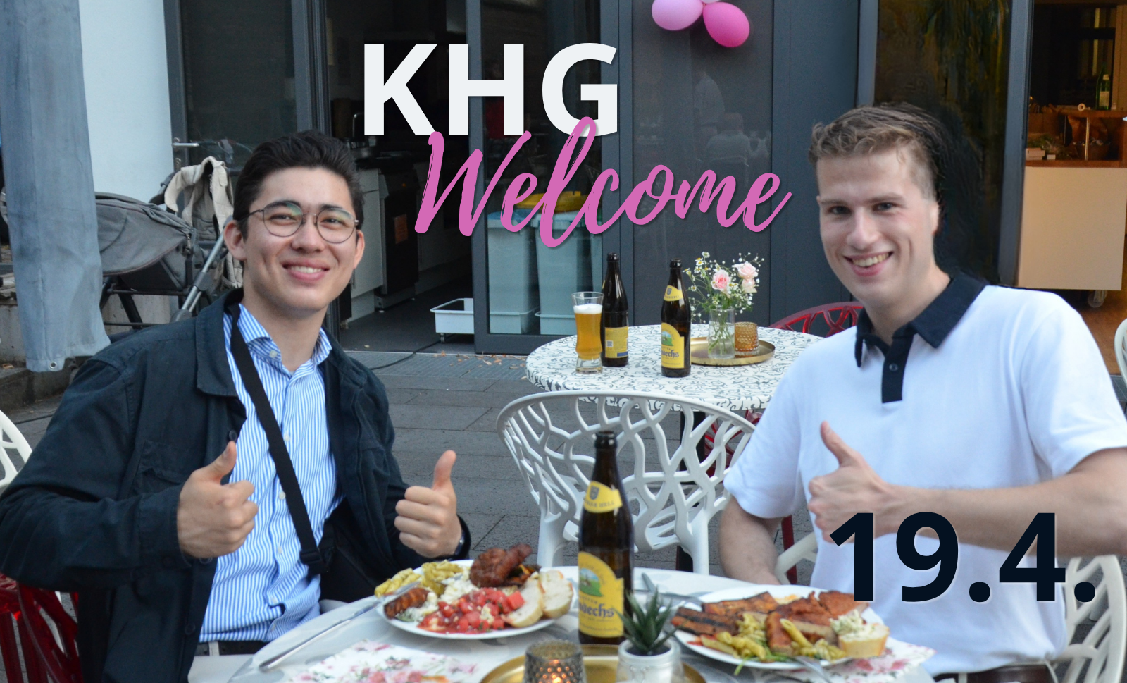 KHG Welcome mit Datum